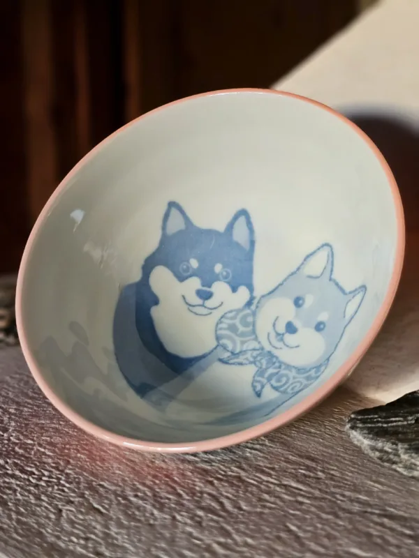 Riisikulho Ochawan Shiba roosa - Image 3