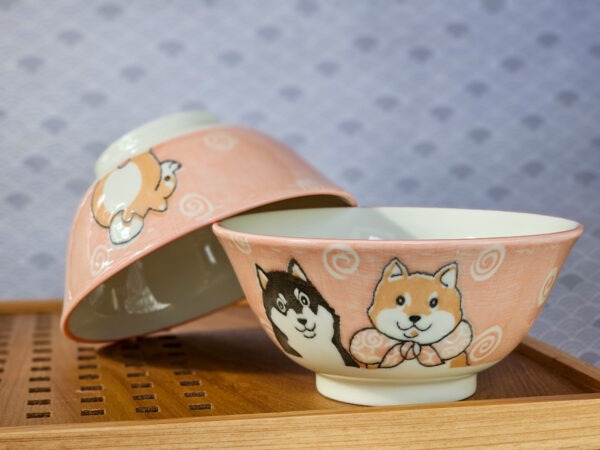 Kulho Shiba, roosa